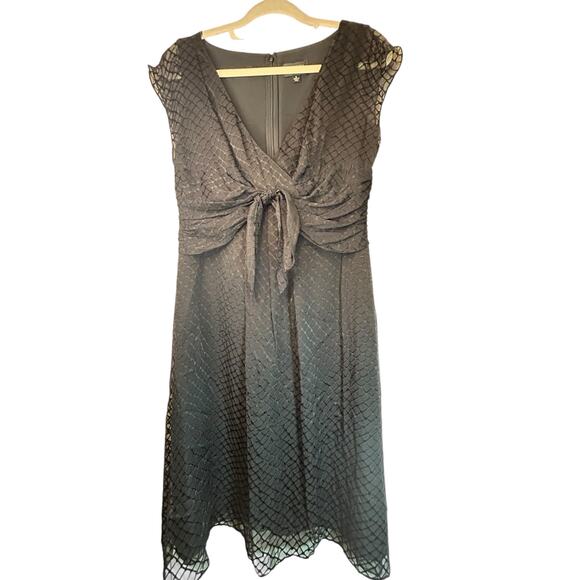 NWT Adrianna Papell Black Dress - Size 8 - Picture 2 of 12